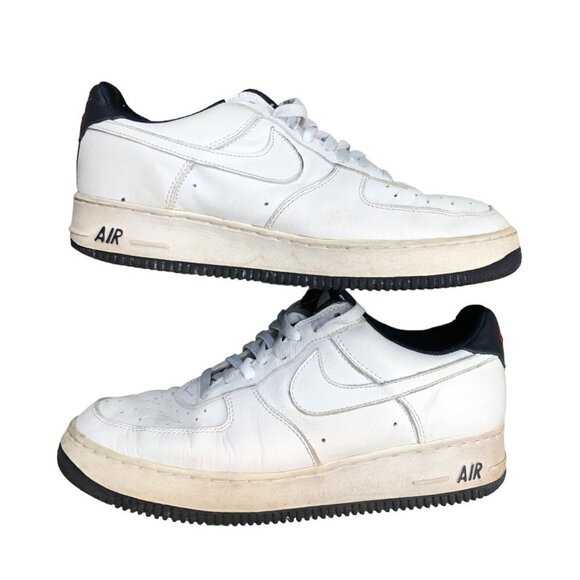 Vintage 2000 Nike Air Force 1 Low 'Navy Obsidian' Size 10 - Picture 1 of 7